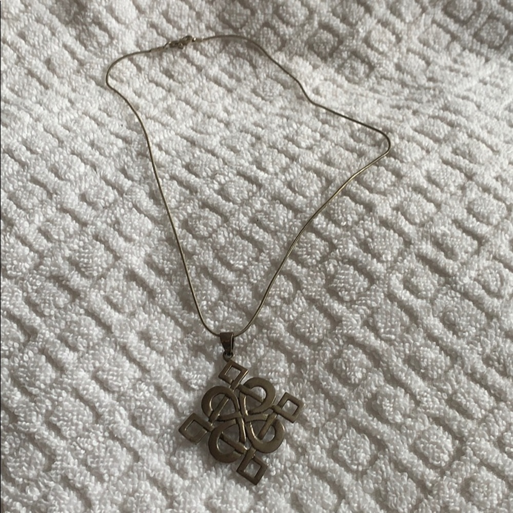 Celtic symbol sterling silver pendant